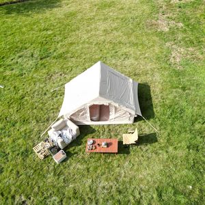 Tente de camping gonflable extérieure avec pompe à air, tentes de glamping pour 4-6 personnes, maison étanche à l'installation facile pour la pêche - Product Image 6