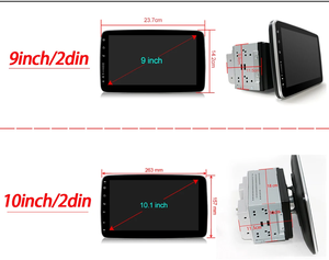 Universal 360 ° Rotação Android 13 Rádio Do Carro 1 Din Rádio 9 ''GPS Vídeo Multimídia Auto <span class=keywords><strong>Player</strong></span> Carplay Touch Screen Navi BT WIFI - Product Image 2
