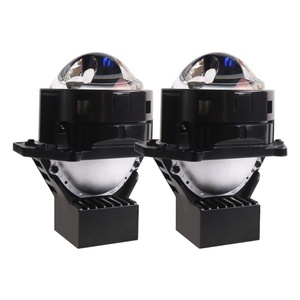 Sanvi 2024 Led Car Headlight 6000K 80W 12V High Low Beam Light Bi Led Mini Double Lens for Auto Kit - Product Image 1