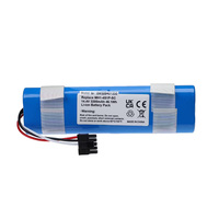 Pack de batteries Li-ion personnalisé par le fournisseur, 14,4 V 2600 mAh avec BMS 4S1P, OEM/ODM, pack de batteries au lithium rechargeables 18650 pour maison intelligente