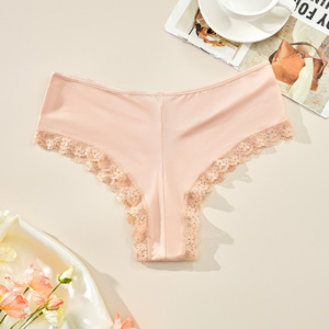 Culottes unies grande taille pour femmes SMOOTH, sexy, avec dentelle, respirantes, conviennent jusqu'à 140 kg pour les femmes courbées - Product Image 6