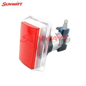 51*341mm Rectangular Arcade Button with Switch and LED <b>Light</b> for Arcade Coin-Operated Games - Product Image 5