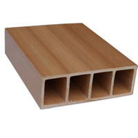 Colonnes carrées en plastique WPC Fangtong, murs intérieurs, écrans d'entrée, plafonds suspendus, faux poutres, grain de bois décoratif