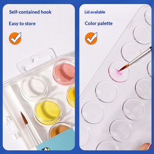 Boîte de 12 couleurs de peinture <span class=keywords><strong>aquarelle</strong></span> solide <span class=keywords><strong>Marie</strong></span>'s, outils de peinture - Product Image 4