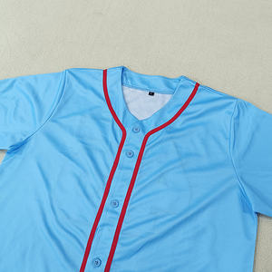 Conjunto Deportivo Unisex de Alta Calidad para Sóftbol y Béisbol, Transpirable, de Malla de Spandex/Poliéster, Anti-UV, Teñido con Técnica de Transferencia de Calor - Product Image 4