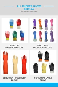 Guantes de Nitrilo Industriales <span class=keywords><strong>Aibon</strong></span> Resistentes a Químicos, Guantes de Seguridad Antideslizantes con Textura de Diamante Resistentes a Ácidos, Álcalis y Aceite - Product Image 3