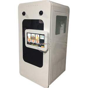 2024 24 horas de autoservicio de helados suaves Máquina expendedora automática de helados que funciona con monedas a la venta italiana - Product Image 2
