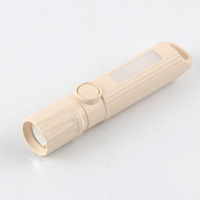 Mini lampe de poche LED compacte pour l'extérieur, rechargeable, ultra-lumineuse, multifonctionnelle, portable, longue portée