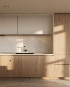 <span class=keywords><strong>Cuisine</strong></span> en bois artisanale : Nouveau design moderne : Évier simple mais élégant et <span class=keywords><strong>plan</strong></span> <span class=keywords><strong>de</strong></span> <span class=keywords><strong>travail</strong></span> en marbre - Product Image 1