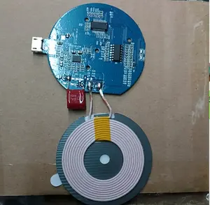 Üniversal kablosuz şarj aleti Qi pcba kablosuz verici modülü kablosuz şarj alıcısı pcb kartı