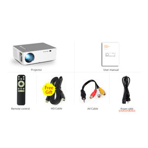 Projecteur LED Full HD vidéo WIFI domestique portable Byintek K20 Smart Android LCD 1080P 9 ans OEM, projecteur de plafond pour <span class=keywords><strong>smartphone</strong></span> - Product Image 6