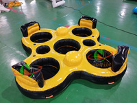 Plateforme flottante gonflable multi-personnes Aoqile, facile à ranger, légère, pour les événements sportifs nautiques