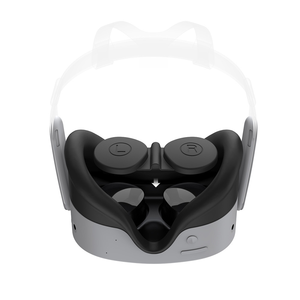 Lente antiarañazos a prueba de polvo de alta calidad, cubierta protectora de silicona para gafas <span class=keywords><strong>VR</strong></span> para Oculus <span class=keywords><strong>Quest2</strong></span>/3S <span class=keywords><strong>VR</strong></span>, accesorios - Product Image 5