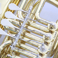 Harga Pabrik Tuba Kuningan Cina Instrumen Musik Tuba B Flat Harga Bagus Tuba 4 Katup Rotary