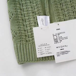 Women's Cotton Knit <b>Cardigan</b> <b>Sweater</b> Solid Color Loose Fit Autumn Winter Wear - Product Image 4