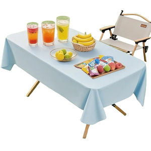 <span class=keywords><strong>Mantel</strong></span> Desechable <span class=keywords><strong>de</strong></span> Plástico Personalizable Estilo Instagram, Color Sólido, Extra Grueso, Impermeable, para Picnics, Campamentos y Uso en Exteriores - Product Image 5