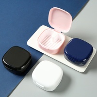 Nouvel étui de rangement en plastique pour appareil dentaire avec miroir, portable et multifonctionnel, étui scellé pour gouttières invisibles