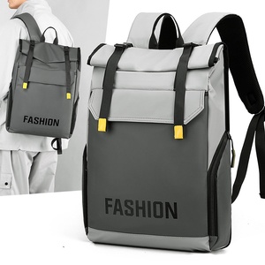 Women's Fashionable Lightweight Waterproof Laptop Backpack Large-Capacity Business Trolley Travel Pack Durable Nylon - Product Image 1