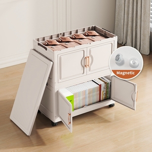 Mueble <span class=keywords><strong>de</strong></span> <span class=keywords><strong>Almacenamiento</strong></span> <span class=keywords><strong>Plegable</strong></span> <span class=keywords><strong>de</strong></span> Diseño Moderno, Sin Instalación, <span class=keywords><strong>Estante</strong></span> Multicapa, Venta al por Mayor para Juguetes y Artículos del Hogar - Product Image 3