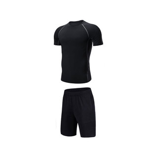 Ropa personalizada para correr para hombre, 3 piezas, gimnasio, deportes, secado rápido, Fitness, Yoga, ropa deportiva, Jogging, chándal, gimnasio, conjuntos de Fitness - Product Image 3