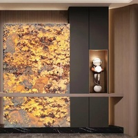 Panneaux muraux décoratifs en acrylique marbré Opulent 1220*2440mm, translucides, modernes, en surface solide, rétroéclairés, effet pierre