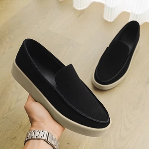 Nouveaux Mocassins en <span class=keywords><strong>Daim</strong></span> pour Hommes 2025 – Chaussures Décontractées à Enfiler, Confortables à Semelle Plate, Idéales pour la Conduite et le Quotidien – OEM/ODM, Logo Personnalisé - Product Image 6