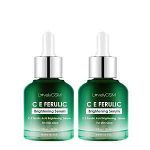 Suero Facial Hidratante con Ácido Hialurónico, Pro-Xylan, <span class=keywords><strong>Ferulic</strong></span> 20%, Vitamina C y E, Antiarrugas y Antienvejecimiento, Marca Privada, Orgánico, con Boseina - Product Image 3