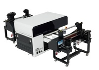 3060 uv printer mesin cetak Film UV kertas timah emas Laminating 3in 1 emas A3 stiker UV pencetak DTF