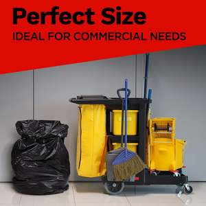 Sacs poubelle robustes Huamaohengchun de 30-33 gallons (lot de 100) – Grandes doublures pour poubelles de 33x39 pouces - Product Image 2