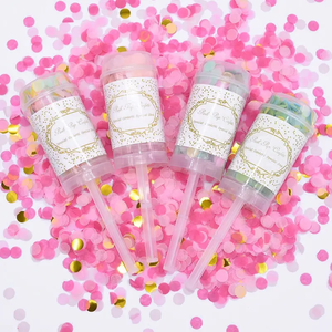 Mini papier de riz en feuille de paillettes d'or <span class=keywords><strong>Pinata</strong></span> Party Poppers Cannon Confettis de tissus pour Halloween Nouvel An Noël Ramadan - Product Image 1