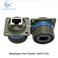 Connecteur modulaire RJFTV21G, prise de rechange 8p8c RJ45, étanche IP67, Huadespace CZL