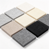 Panneau Acoustique en Polyester Haute Densité 9mm pour le Contrôle de l'Écho, Traitement Mural pour Studio d'Enregistrement, Home Cinéma, Usage Commercial et Décoration Intérieure