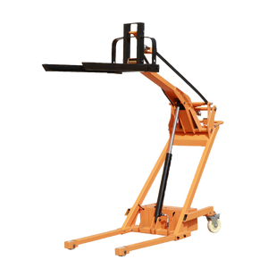 Carro de acero de alta resistencia portátil con brazo de manivela hidráulico para elevación y carga en almacenes - Product Image 3