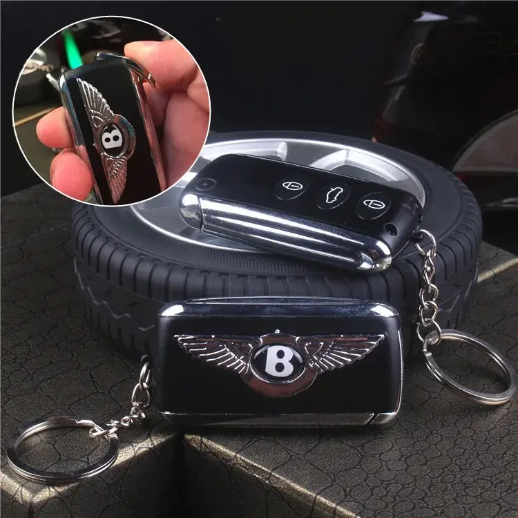 Creative simulation Bentley car key lighter windproof inflatable gift cigarette lighter