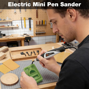 <span class=keywords><strong>Ponceuse</strong></span> linéaire électrique portable 12V DIY à vitesse variable et course de 3 mm - Product Image 2