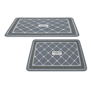 Tapis de cuisine NORANN 19,7 x 31,5 et 19,7 x 47,2 pouces, absorbants, antidérapants, design géométrique moderne, lavables en machine, rectangulaires - Product Image 1