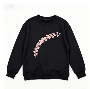 Ensemble de vêtements pour garçon, sweat-shirt blanc à col rond pour femme, manches longues, logo sur le devant, en coton tricoté, vêtements de printemps pour garçon - Product Image 2