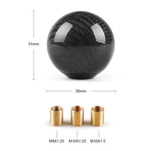 Pomo de Cambio Universal de 5 Velocidades, Negro, para Transmisión Manual, con Adaptadores - Product Image 4