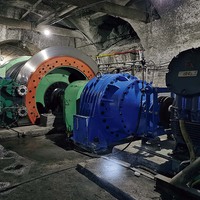 Monte-charge minier antidéflagrant JK(B) 6T, capacité de charge 6 tonnes, hauteur de levage 962m, certifié CE pour mines de charbon/métaux