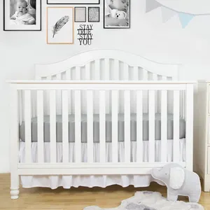竹纤维透气杀菌婴儿防水防湿床罩婴儿床床垫保护器，柔软舒适