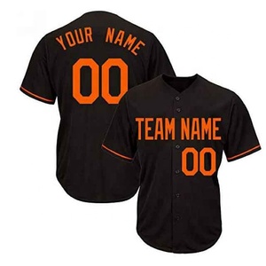 Custom Personalized Men's Baseball Jersey Breathable Sports Uniform with Stitched Design for Boys' Sports Wear - Product Image 1