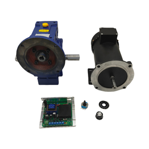 180v 1/2hp 1750rpm dc dc מוברש ערכה מנוע + תולעת הילוכים & בקר מהירות - Product Image 3