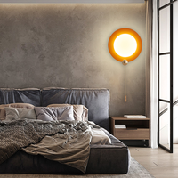 Vente en gros Interrupteur à tirette en fer Applique murale LED moderne pour chambre et salon Applique murale à intensité variable