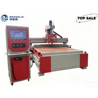 Routeur CNC automatique ATC pour le travail du bois avec commande Syntec, moteur monobroche pour la fabrication de meubles