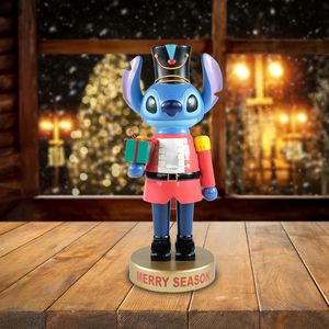 Figurine de Noël Casse-Noisette Stitch de 30 cm de haut, décoration de fête pour intérieur, salon - Product Image 1