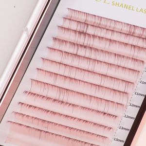 Hai Tông Màu Xanh Đen Ombre Màu Hàn Quốc Pbt Lông Mi Mở Rộng Ombre Lash Mở Rộng Mềm Nhẹ Nhãn Hiệu Riêng Màu Sắc Lash - Product Image 6