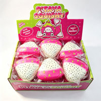 Jouet Squishy en PU Façon Donut Fait Main en Gros, Mousse à Remontée Lente, Anti-Stress, Jouet Sensoriel Alimentaire Simulé, Cadeau Nouveauté pour Enfants