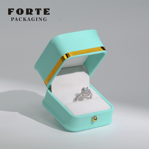 FORTE Luxury Fancy Blue Jewellery <b>Box</b> <b>Led</b> <b>Light</b> Ring Gift Packaging <b>Box</b> Set Paint Lacquered Jewelry <b>Box</b> - Product Image 6