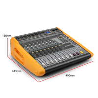 Mélangeur Audio professionnel à huit canaux PM8 pour Console de mixage karaoké Dj