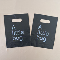 Sacs en T-shirt en PE HDPE durables, découpés à la forme, avec poignée longue, pour chaussettes, chaussures, fourrure, utilisation personnalisée avec logo, emballage de qualité pour les achats